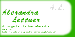 alexandra lettner business card